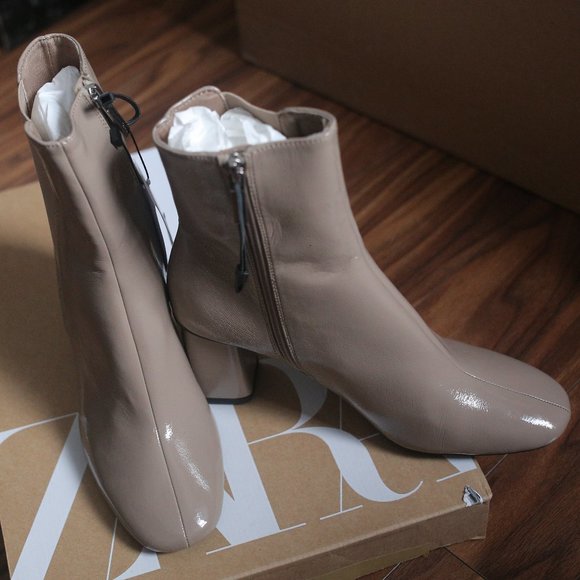 NWT Zara Beige Boots. - Picture 4 of 6
